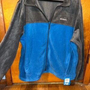 Columbia Vibrant Blue and Charcoal Jacket